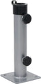 vidaXL - Parasolvoet - voor - Ø38/48 - mm - stok - staal - zilverkleurig