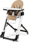 Peg Perego Siesta Follow Me - Hoge Stoel - Ligfunctie Stop & Go Systeem Geheugenfunctie - Lichtbruin