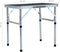 vidaXL - Campingtafel - inklapbaar - 60x45 - cm - aluminium - grijs