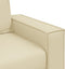 vidaXL - Ligbank - Sofa - in - Crème, - 140 - cm, - Fauxleer