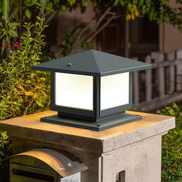 Sokkellamp voor buiten, 12 W bolderlamp buiten, grijs, tuinpadverlichting van gegoten aluminium, 3 k