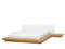 ZEN - Futon tweepersoonsbed - Lichte houtkleur - 180 x 200 cm - MDF