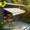 tectake® Ornella - Zonnescherm met Knikarm - 300 x 250 cm - Waterafstotend - Beige