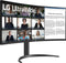 LG 34WR55QC - Ultrawide Monitor - 3440x1440 Resolutie 100Hz - Zwart
