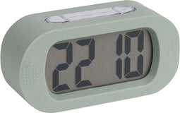 Wekker Gummy - Rubberized Groen - 14x7x5cm