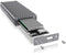 ICY BOX IB-1817M-C31 - Externe M.2 NVMe SSD-behuizing - USB 3.1 Type-C 10 Gbit/s - Grijs