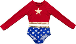 Great Pretenders Verkleedkledij Bikini Wonder Woman - Multi - Maat 5-6 jaar
