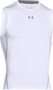 Under Armour HG Armour Sporttop - Compressie - Wit - Maat L