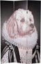 Kamerscherm DKD Home Decor Canvas Pijnboom (120 x 2,5 x 180 cm)