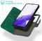 iMoshion Hoesje Geschikt voor Samsung Galaxy S23 Hoesje Met Pasjeshouder - iMoshion Uitneembare 2-in-1 Luxe Bookcase - Donkergroen