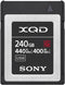 Sony XQD - Geheugenkaart - 240GB - 440MB/s lezen - 400MB/s schrijven
