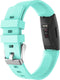 iMoshion Bandje Geschikt voor Fitbit Inspire - iMoshion Siliconen bandje - Turquoise