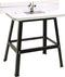 Freestafel 81x61x88 cm staal en MDF