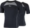 Rogelli Core 2-pack - Ondershirt - Korte Mouwen - Sneldrogend - Zwart - Maat S/M