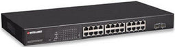 Intellinet 560559 - Managed Switch - 24x Ethernet 100Mbps - 1x PoE (802.3af) - 52Gbps