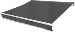 vidaXL - Luifel - gemotoriseerd - uitschuifbaar - 400 - cm - antraciet