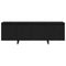 vidaXL - TV - Kast - Zwart - Eiken - 120x30x40,5 - cm - Gemaakt - van - Hout