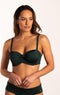 Beachlife Rich Green - Bikinitop met beugel - Multiway Dames - Maat 42F