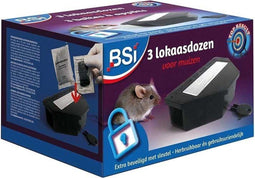 BSI - 3 Handige Muizen Lokaasdozen - 13x7,5x3,5 cm
