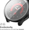 imoshion Screenprotector - Geschikt voor Samsung Galaxy Watch 4 44mm - Full Cover Hard Case / Beschermend Hoesje - Zwart