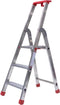Alu-Top Huishoudtrap - 3 treden - Platform met veiligheidsbeugel - 125 cm