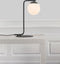 Nordlux Grant-tafellamp-E14-opaal glas/zwart