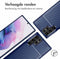 iMoshion Hoesje Geschikt voor Samsung Galaxy S22 Ultra Hoesje Siliconen - iMoshion Carbon Softcase Backcover - Blauw