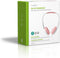 Nedis HPWD4200 - On-ear koptelefoon - 82 dB geluidsdruk - Roze Wit