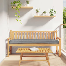 vidaXL - Ligbedkussens - voor - Bank - 2 - stuks - Grijs - 200x40x8 - cm - Oxford - Stof