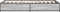 vidaXL - Bedframe - bewerkt - hout - en - metaal - grijs - sonoma - eiken - 90x190 - cm