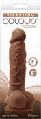 Oplaadbare vibrerende dildo 16 cm Colours - Pleasures - Lichtbruin