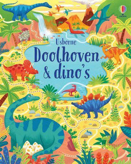 Doolhoven Usborne 1 - Doolhoven & dino's