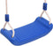 vidaXL Schommelzitje met touwladder polyetheen blauw