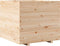 vidaXL - Plantenbak - 80x80x72 - cm - massief - grenenhout