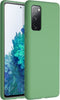 Accezz Hoesje Geschikt voor Samsung Galaxy S20 FE Hoesje Siliconen - Accezz Liquid Silicone Backcover - groen