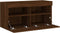 vidaXL - Tv-wandmeubel - met - LED-verlichting - 80x30x40 - cm - bruin - eikenkleur