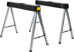 STANLEY 1-97-475 - Opvouwbare Zaagbok - Capaciteit 340 kg - Lichtgewicht en compact (2 stuks)