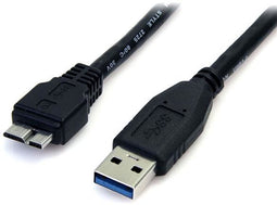 Startech.com USB 3.0-kabel - A naar micro B - 50 cm - Zwart