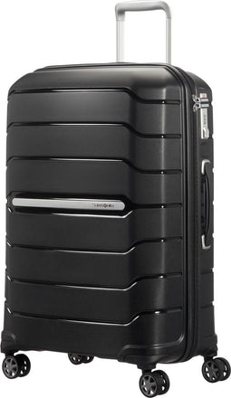 Samsonite Flux - Reiskoffer 68/25 Uitbreidbaar - Hardcase met TSA-slot en 4 zwenkwielen - Zwart