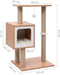 vidaXL - Kattenkrabpaal - met - sisal - krabmat - 82 - cm