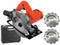 Black & Decker CS1250LKA-QS - Cirkelzaag - 1250W 66mm zaagdiepte - Oranje