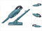 Makita DCL180Z - Steelstofzuiger - 33 minuten werktijd - 18 V LXT - 0,65 l capsule - 1,2 kg (1 stuk)