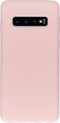 Accezz Samsung Galaxy S10 - Liquid Silicone Backcover - Schokabsorberend - Roze