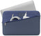 Rivacase Egmont - Laptop Sleeve 13,3 inch - Kunstleer en polyester - Blauw