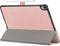 3-Vouw sleepcover hoes - Geschikt voor iPad Air (2022 / 2020) 10.9 inch - Roze Goud