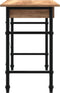 vidaXL - Computerbureau - met - lade - 110x50x75 - cm - eikenkleurig