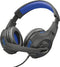 Trust GXT 307 RAVU - Gaming headset - Over-ear met opvouwbare microfoon - Blauw Grijs