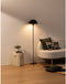 Atmosphera Savio Paddenstoel Vloerlamp - Ø28xH140cm - Zwart