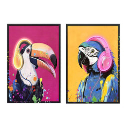 Schilderij Home ESPRIT Loft 63 x 3 x 93 cm (2 Stuks)
