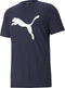PUMA Train Fav Heather Cat Sportshirt Heren - Korte mouw - Blauw (S)